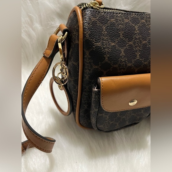 Nanette Lapore Vegan Leather Logo Crossbody Purse - Picture 6 of 7